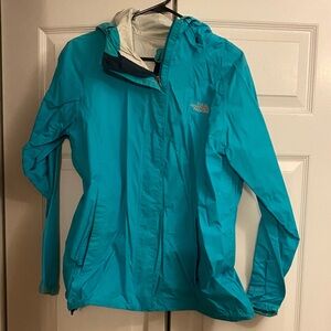 The North Face Women's Teal rain coat